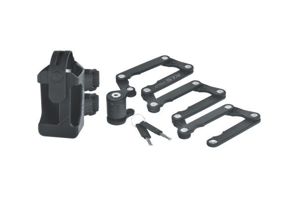 KLS Fold Hajtogatós Kerékpár Zár - fekete