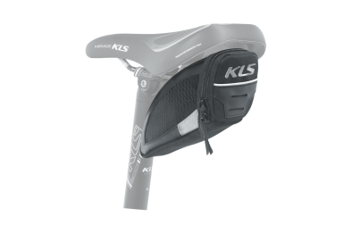 KLS Challenger L T-System Kerékpár Nyeregtáska - fekete