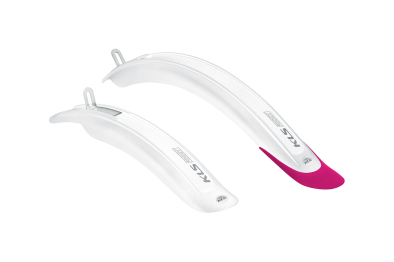 KLS Foggy Kerékpár Sárvédő - fehér - pink