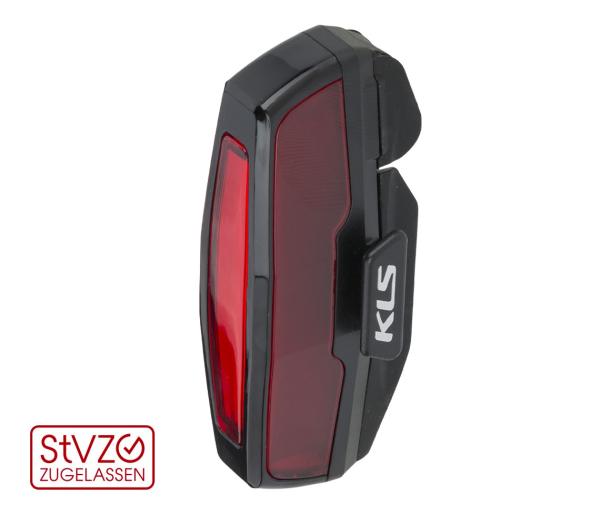 KLS Illux USB Kerékpár Hátsó Lámpa - fekete