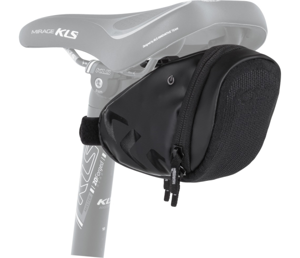 KLS Slopper M Lightning Kerékpár Nyeregtáska - fekete