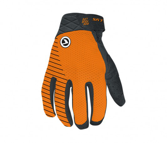 KLS Yogi Kerékpáros Hosszú Ujjú Gyermek Kesztyű - narancssárga