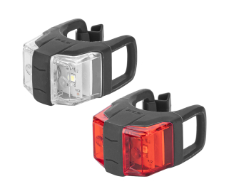 KLS Twins II Kerékpár Lámpaszett - fekete