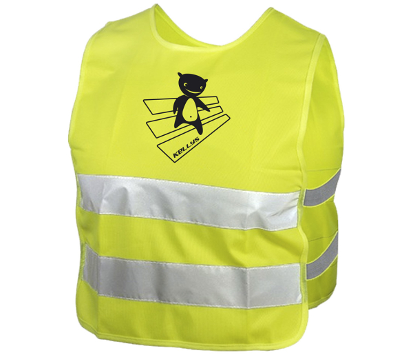 Kellys Starlight Traffic Gyerek Kerékpáros Láthatósági Mellény - sárga