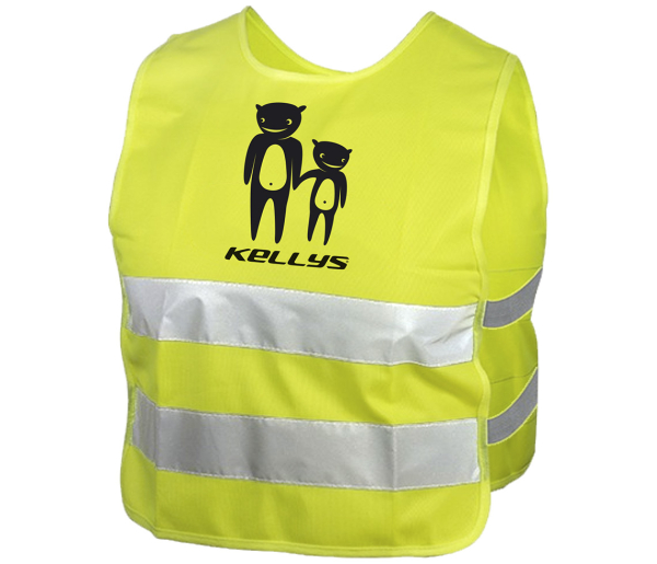 Kellys Starlight Friends Gyerek Kerékpáros Láthatósági Mellény - sárga