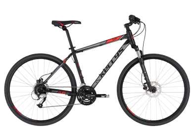 Kellys Cliff 90 S Offroad Cross Trekking Kerékpár - Black Red