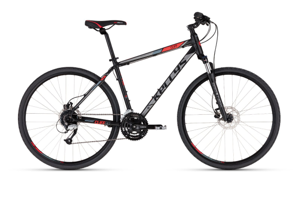 Kellys Cliff 90 L Offroad Cross Trekking Kerékpár - Black Red