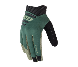 KLS Cutout Long Kerékpáros Hosszú Ujjú Kesztyű - zöld