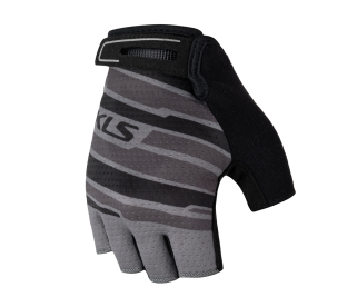 KLS Factor Short Kerékpáros Rövid Ujjú Kesztyű - fekete