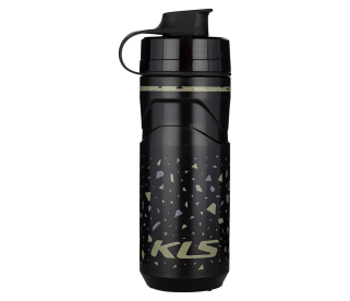 KLS Erebus 500/650ml Thermo Kerékpáros Kulacs - fekete