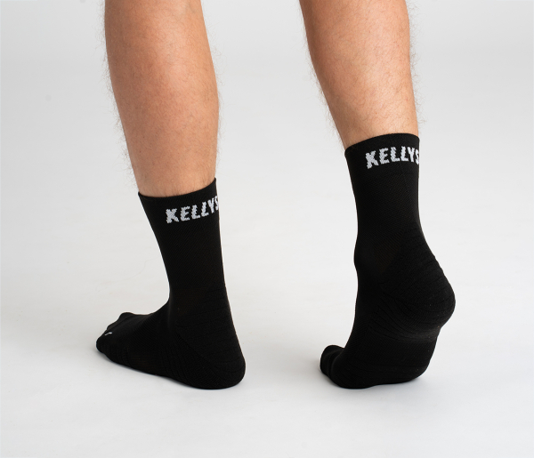 Kellys Snug Kerékpáros Zokni Black - fekete