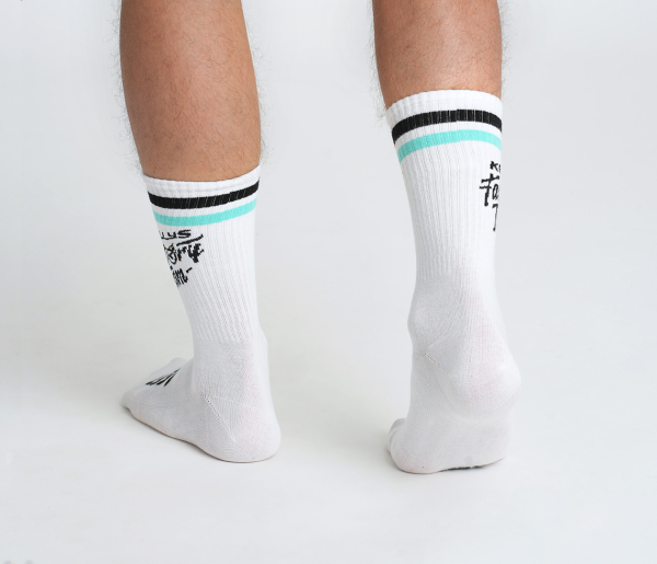 Kellys Team Kerékpáros Zokni White - fehér