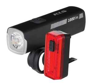 KLS Luxio Kerékpár Lámpaszett USB