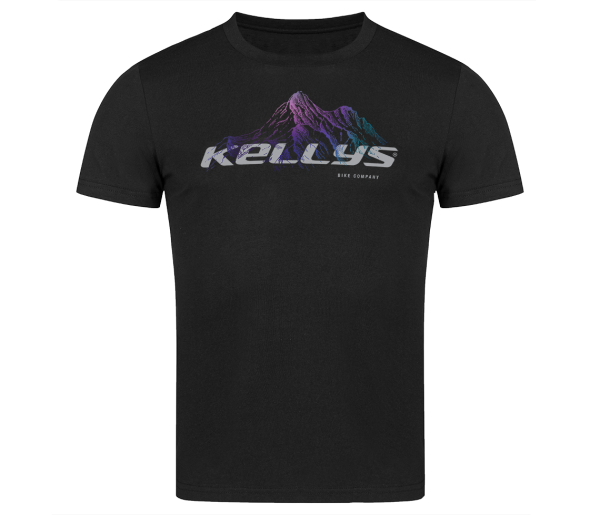 Kellys Peak Rövid Ujjú Póló Black - fekete