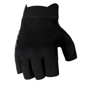 KLS Cutout Kerékpáros Rövid Ujjú Kesztyű Black - fekete