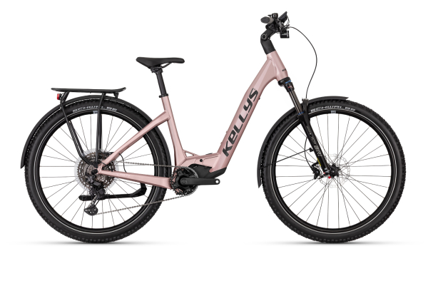 Kellys E-Cristy RS40 P M 29" 725Wh Elektromos Onroad Trekking Kerékpár - Rose Gold