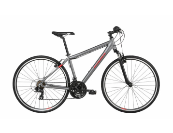 Kross Evado 1.0 S Cross Trekking Kerékpár - szürke - piros