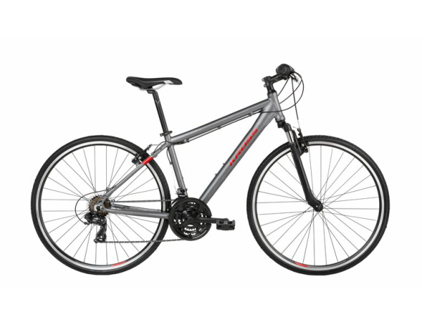 Kross Evado 1.0 S Cross Trekking Kerékpár - szürke - piros