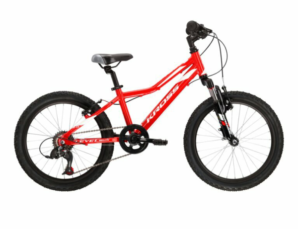 Kross Level Mini 2.0 20" Gyerek Kerékpár - piros - fekete - fehér