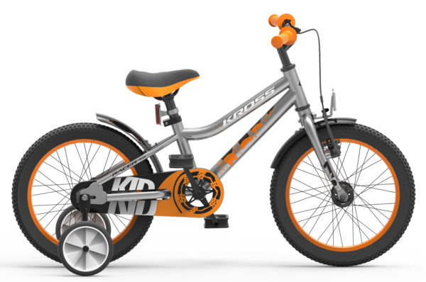 Kross Racer 4.0 16" Gyerek Kerékpár - ezüst
