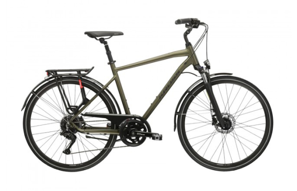 Kross Trans 5.0 28'' Onroad Trekking Kerékpár - sötétzöld