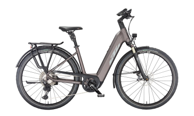 KTM Macina Style 710 Unisex 750Wh Elektromos Trekking Kerékpár - Elderberry Matt - szürke