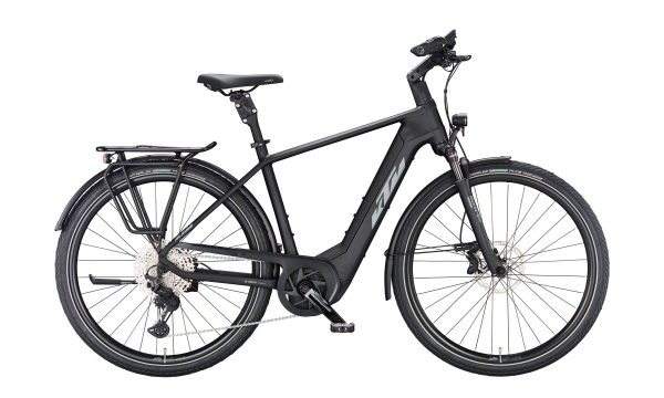 KTM Macina Style 720 750Wh Elektromos Trekking Kerékpár - Black Matt - fekete