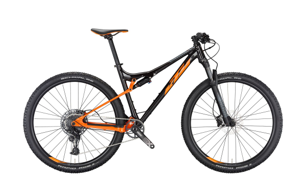 KTM Scarp 294 29" Fully MTB Kerékpár - Flaming Black (Space Orange) - fekete