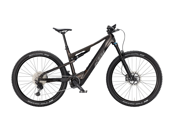 KTM Macina Lycan 891 29" 800Wh Elektromos Fully MTB Kerékpár - Mars Black Matt - fekete