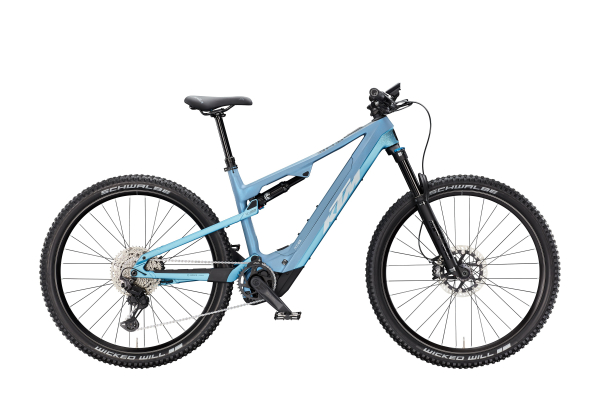 KTM Macina Lycan 891 Glorious 29" 800Wh Elektromos Fully MTB Kerékpár - Shark Blue Matt - kék