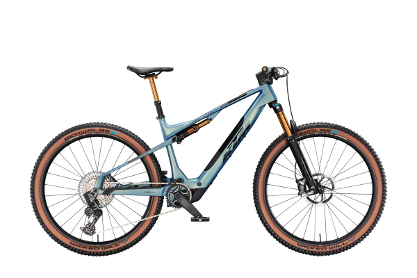 KTM Macina Scarp SX Prime GX T-Type 29" 400Wh Elektromos Fully MTB Kerékpár Velvet Petrol Matt - kék