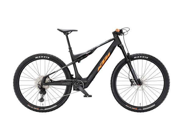 KTM Macina Scarp SX Elite 29" 400Wh Elektromos Fully MTB Kerékpár - Flaming Black Matt - fekete