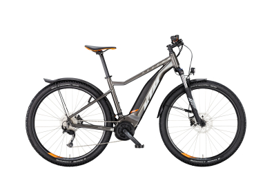 KTM Macina Ride 591 Street 29 500Wh Elektromos MTB Kerékpár - Machine Grey - szürke