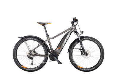 KTM Macina Ride 571 Street 27,5 500Wh Elektromos MTB Kerékpár - Machine Grey - szürke