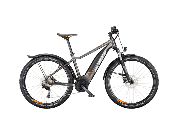 KTM Macina Ride 571 Street 27,5" 500Wh Elektromos MTB Kerékpár - Machine Grey - szürke