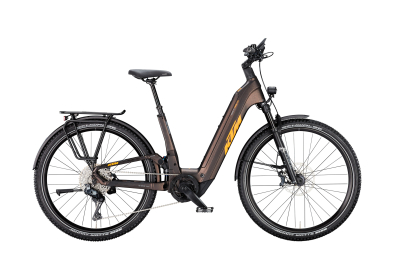 KTM Macina Aera FS Prime LFC Di2 Unisex 29 800Wh Elektromos Fully Trekking Kerékpár - Mars Black Matt - fekete