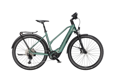 KTM Macina Cross CX 810 LFC Női 800Wh Elektromos Trekking Kerékpár - Oxygen Green Matt - zöld