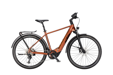 KTM Macina Cross CX 820 LFC 800Wh Elektromos Trekking Kerékpár - Terra - narancssárga