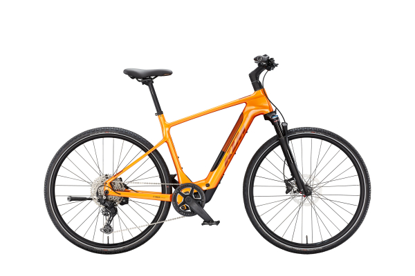 KTM Macina Cross SX Elite 400Wh Elektromos Cross Trekking Kerékpár - Fresh Orange - narancssárga