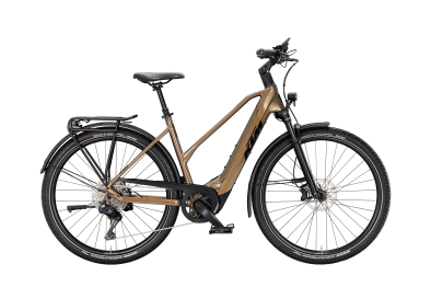 KTM Macina Gran 810 Di2 Női 800Wh Elektromos Trekking Kerékpár - Olive Pearl - zöld