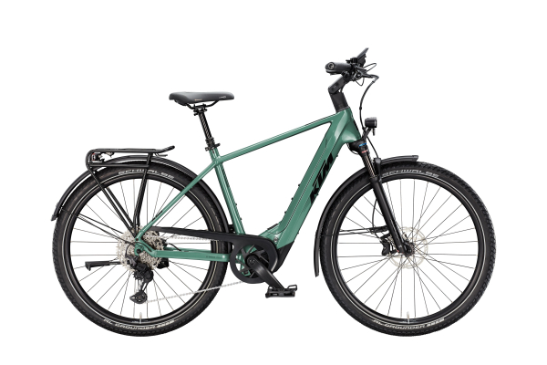 KTM Macina Gran 810 800Wh Elektromos Trekking Kerékpár - Oxygen Green - zöld