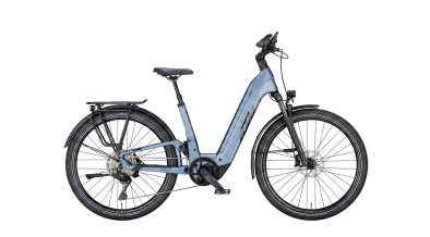 KTM Macina Style FS Prime Di2 Unisex 27,5 800Wh Elektromos Fully Trekking Kerékpár - Steel Blue Matt - kék