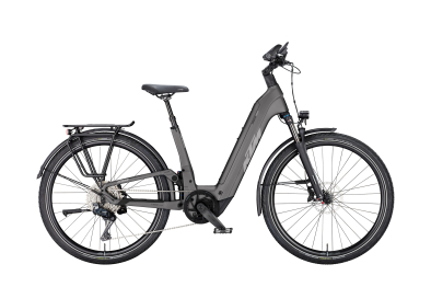 KTM Macina Style FS Prime Di2 Unisex 27,5 800Wh Elektromos Fully Trekking Kerékpár - Machine Grey Matt - szürke