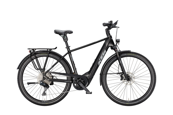 KTM Macina Style 820 XL Di2 800Wh Elektromos Trekking Kerékpár - Diamond Black Matt - fekete