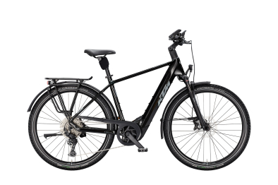 KTM Macina Style 830 800Wh Elektromos Trekking Kerékpár - Diamond Black - fekete