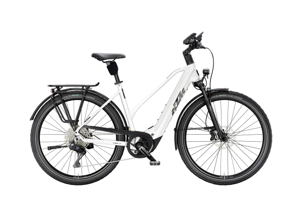 KTM Macina Style 820 Női 800Wh Elektromos Trekking Kerékpár - White - fehér