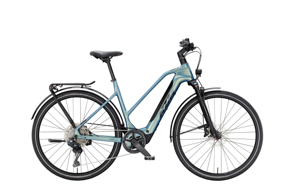 KTM Macina Sport SX Elite Di2 Női 400Wh Elektromos Trekking Kerékpár - Velvet Petrol Matt - kék
