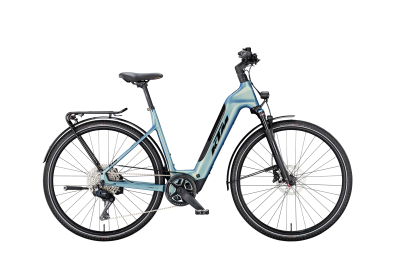 KTM Macina Sport SX Elite Di2 Unisex 400Wh Elektromos Trekking Kerékpár - Velvet Petrol Matt - kék