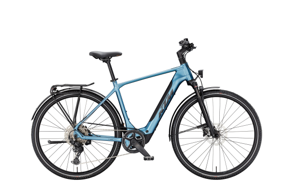 KTM Macina Sport SX 20 400Wh Elektromos Trekking Kerékpár - Steel Blue Matt - kék