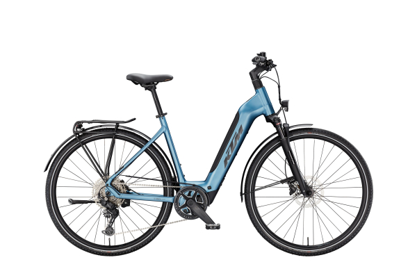 KTM Macina Sport SX 20 Unisex 400Wh Elektromos Trekking Kerékpár - Steel Blue Matt - kék